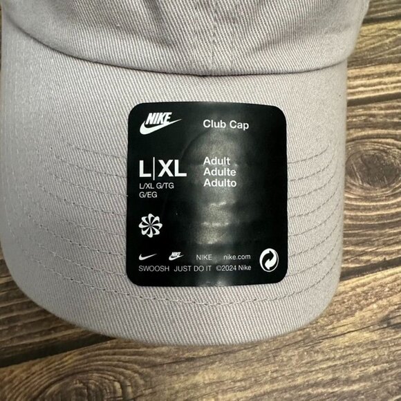 Nike Unisex Club Unstructured Just Do It Cap NWT Size L/XL (Violet) FB5370-019 - Picture 3 of 12